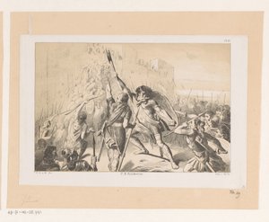 Claudius Civilis, Romeinse legerplaats Eski hakkında bestormt by Christiaan Lodewijk van Kesteren