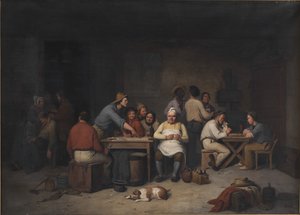Brokkensbod barında bir sahne by Christian Andreas Schleisner