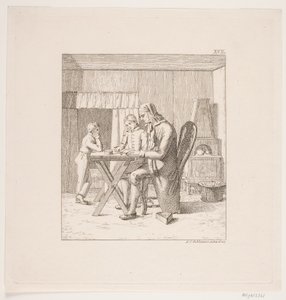 öğretmen ve iki erkek by Christian Andreas Schleisner