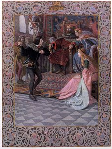 Hamlet, Kral Claudius, Kraliçe Gertrude ve Ophelia