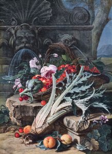 roman mascherone ile natürmort