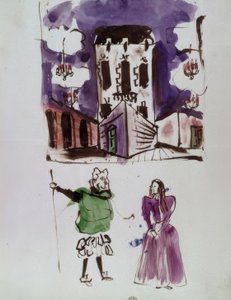 Sahne tasarımı ve figürinler by Christian Bérard