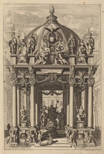 Lotharius II için Zafer Takı by Christian Engelbrecht and Johann Andreas Pfeffel, after Peter Schubert von Ehrenberg