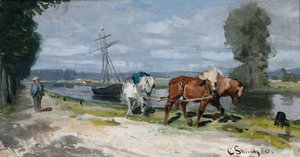 İsimsiz (tuval üzerine yağlı boya) by Christian Eriksen Skredsvig