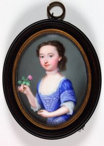 Leydi Elizabeth Cavendish Bentinck, daha sonra Bath Markizi (emaye)