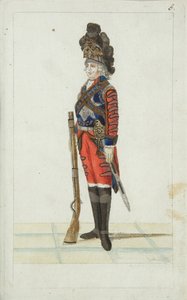 Can Muhafızları Süvari Alayı Subayı, 1793