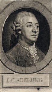 Johann Christoph Adelung 1732-1806. by Christian Gottlieb Geyser