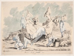 "Pierrot ve ailesi" by Christian Holm
