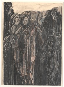 Bir bahçede üç figür. by Christian Kongstad Petersen