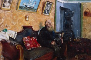 taziye ziyareti by Christian Krohg