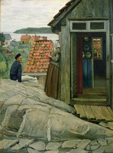 kıyıdan by Christian Krohg