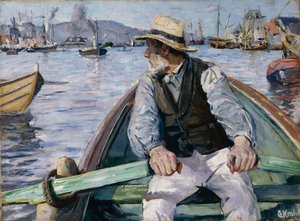 İleriye bak, Bergen Körfezi by Christian Krohg