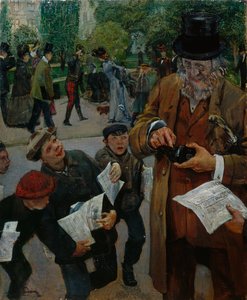 Gazete çocukları by Christian Krohg