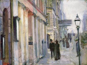 Karl Johan ve Dronningens (Queens) Caddesi