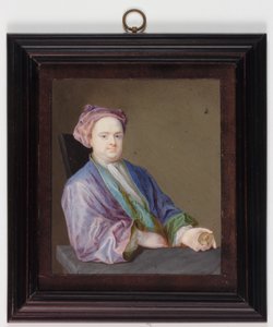 Edward, Lord Harley (fildişi üzerine suluboya)