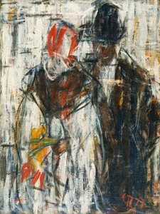 erkek ve kadın; erkek ve kız by Christian Rohlfs