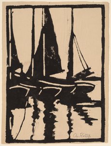 Limanda Yelkenliler, 1905-1910. by Christian Rohlfs