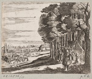 Adam Olearius til illüstrasyon, “Dahice bir şair Schich Saadi tarafından Farsça Rosenthal […]”, Schleswig 1660