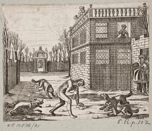 Adam Olearius til illüstrasyon, “Dahice bir şair Schich Saadi tarafından Farsça Rosenthal […]”, Schleswig 1660