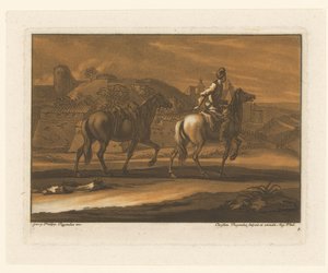Binici bir ata yol açar Biniciler, Atlar ve Savaşlar (dizi başlığı)