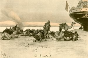 Süveyş Kanalı'nda, 1898. by Christian Wilhelm Allers