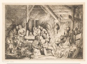 Çobanların hayranlığı by Christian Wilhelm Ernst Dietrich
