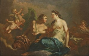 Christian Wilhelm Ernst Dietrich gen. Dietricy - Adonis ve Afrodit