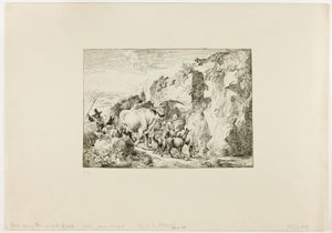 Kaya Kemerinden Gelen Sürü by Christian Wilhelm Ernst Dietrich