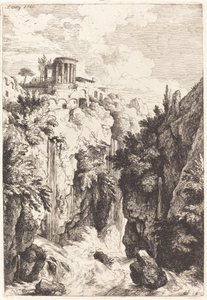 Sibyl Tapınağı, Tivoli by Christian Wilhelm Ernst Dietrich