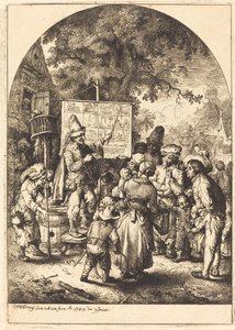 Ülke Fuarında Şarkıcı by Christian Wilhelm Ernst Dietrich
