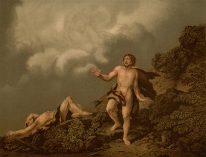 Cains Fratricide by Christian Wilhelm Ernst after Dietrich