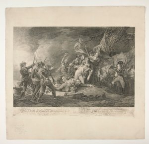General Montgomery'nin Quebec'te Ölümü by Christian Wilhelm Ketterlinus