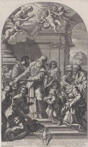 Bakire'nin Tapınakta sunumu, 1670-80. by Christof Lederwasch