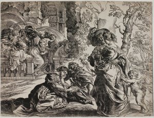 Aşk Bahçesi, Sağ Yarı by Christoffel Jegher