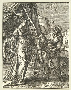 Holofernes kafalı Judith by Christoffel van