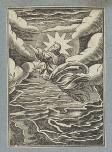 Yaratılışın ilk günü: ışık ve karanlık arasındaki ayrım by Christoffel van Sichem (II)