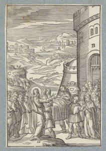 Nain Dulunun Oğlunu Yetiştirmek by Christoffel van Sichem (II)