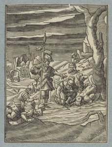 Gideon'un adamlarının seçimi by Christoffel van Sichem (II)
