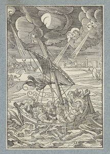 Celile Denizi'nde Fırtına by Christoffel van Sichem (II)