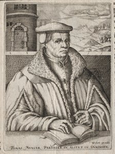 Thomas Munzer'in Portresi by Christoffel van Sichem