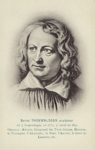 Bertel Thorvaldsen, Danimarkalı heykeltıraş by Christoffer Wilhelm Eckersberg