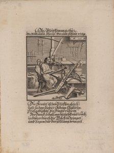 Rüzgar Enstrümanı Yapıcı by Christoph Weigel the Elder