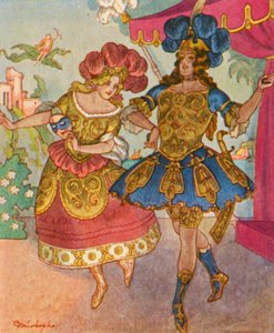 Ballett Und Oper / Bale ve Opera (renkli taş baskı)