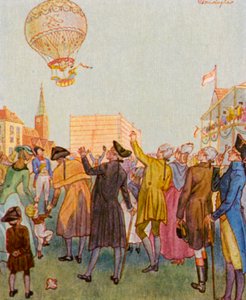 Luftballon / Balon (renkli taş baskı)