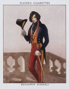Benjamin Disraeli (renkli taş) by Christopher (after) Clark