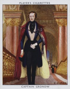 Kaptan Gronow (renkli taş) by Christopher (after) Clark