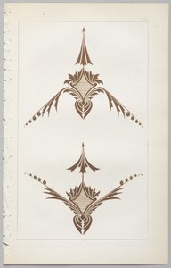 Dekoratif tasarım sanatı : çiçeklerin açıldığı günün saatlerini gösteren bir ek ile Day & Son, Londra, 1862 tarafından yayınlanmıştır. by Christopher Dresser