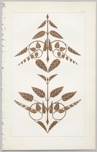 Dekoratif tasarım sanatı : çiçeklerin açıldığı günün saatlerini gösteren bir ek ile Day & Son, Londra, 1862 tarafından yayınlanmıştır. by Christopher Dresser