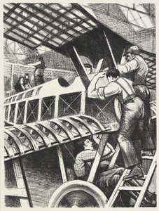 Parçaların Birleştirilmesi, 1917 by Christopher Richard Wynne Nevinson