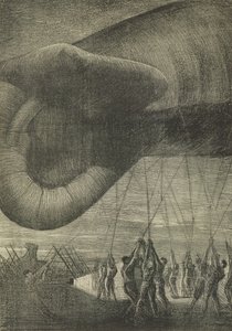Bir Gözlem Balonunu Geceleri Düşürmek, 1918 by Christopher Richard Wynne Nevinson